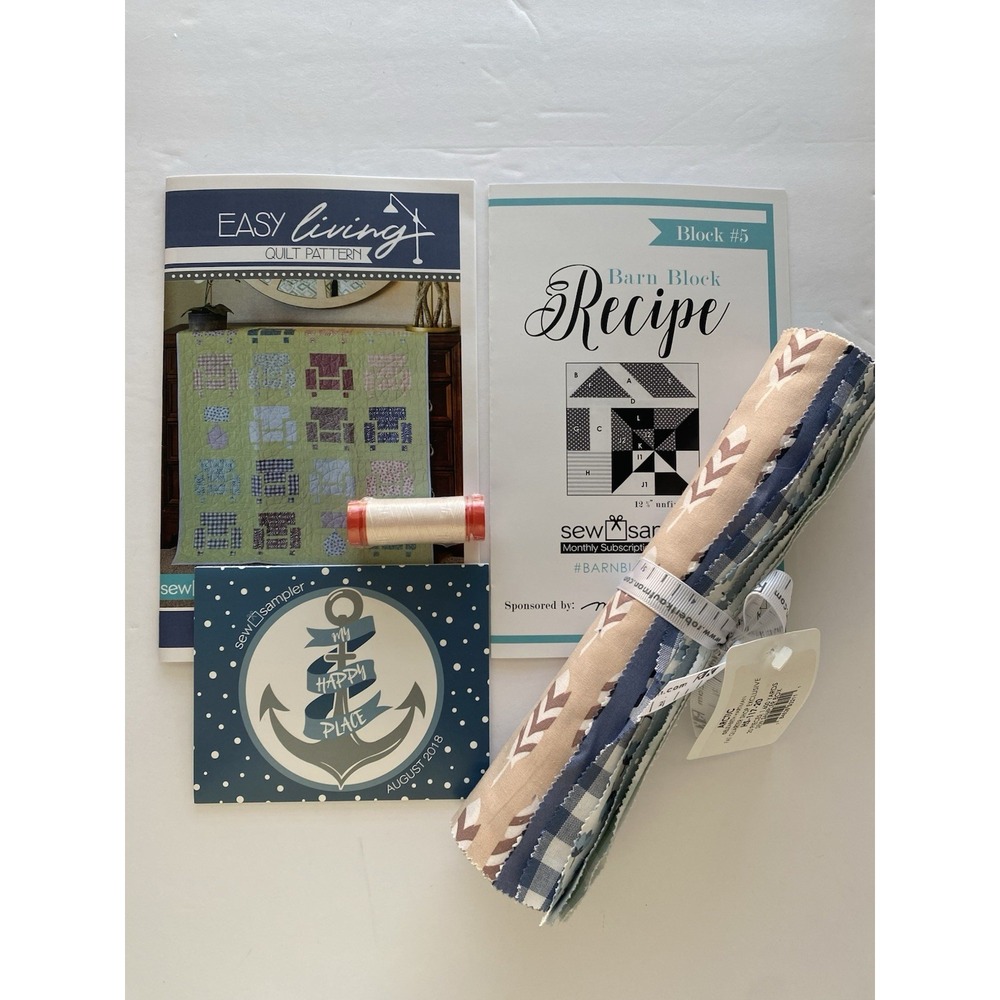 Sew Sampler Box Elizabeth Hartman For Robert Kaufman NIP August 2018 Quilt Kit